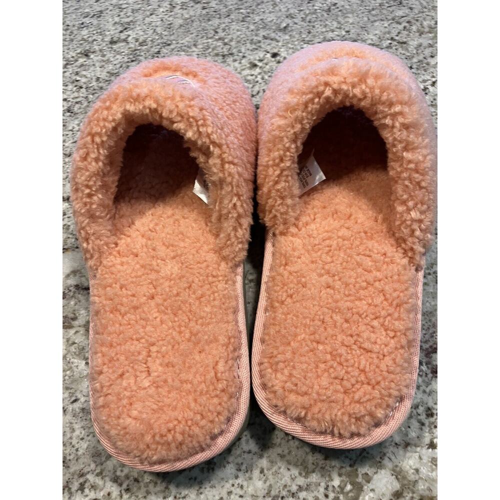 Ariat Cozy Slides Slippers 9 Pink Women Chic Open Toe Fleece Square Toe Comfort - Picture 5 of 8